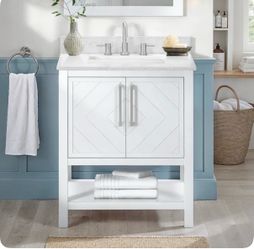 30 inch bathroom vanity brand new in the box never been used