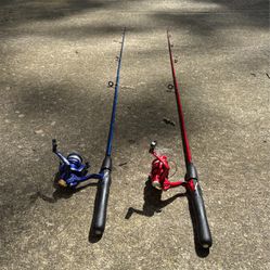 Shakespeare, Firebird, Fishing Rod And Reels - Reduced 