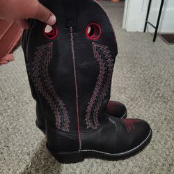 Black and Red Laredo Cowboy Boots