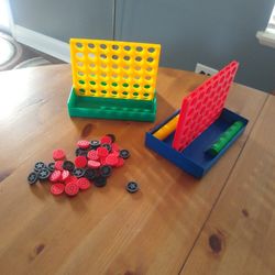 Travel Game, Connect 4,3d Printed