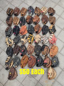 Baseball Gloves $50 Each Firm Have More Baseball And Softball Equipment Available