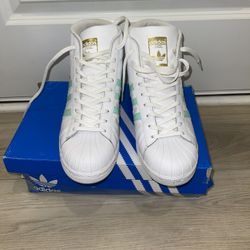 Adidas White And Mint 