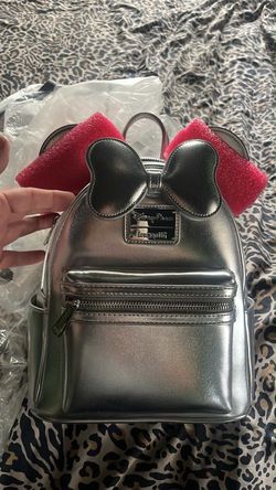 Silver Loungefly 100 years of wonder backpack