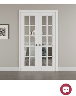 French door With Glass Or Solid Wood