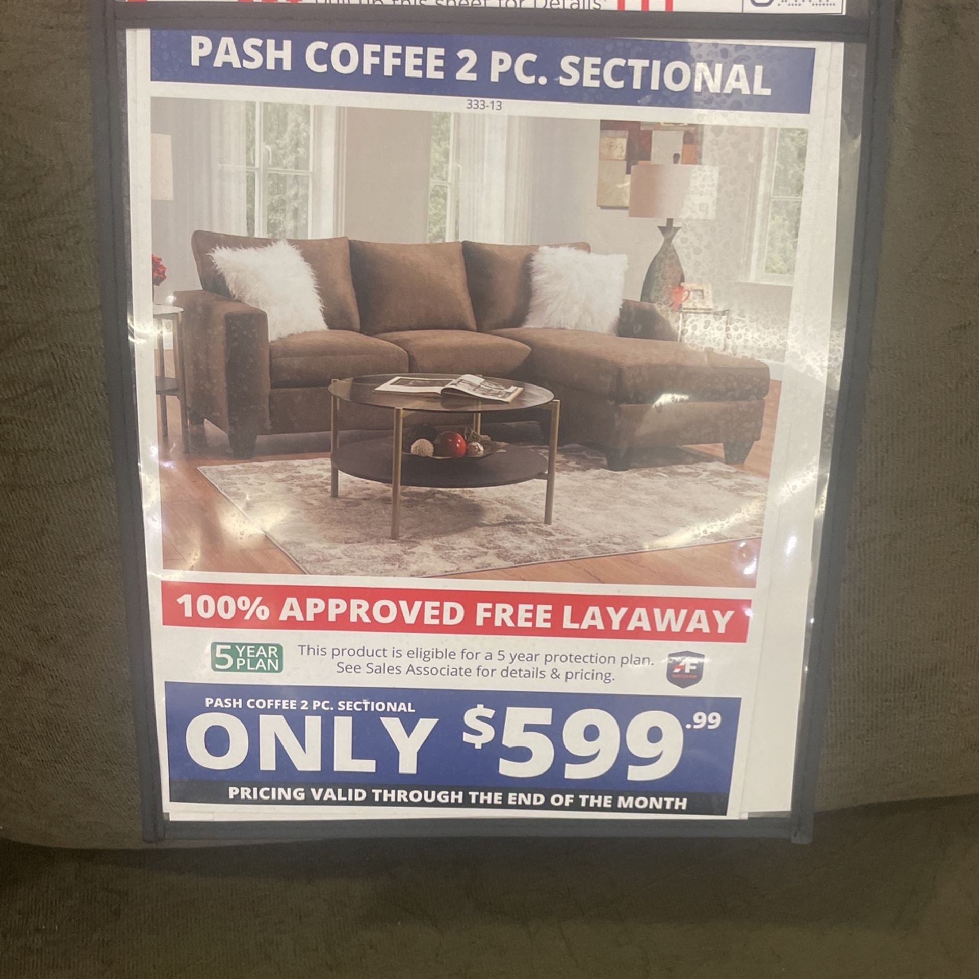 Pash Coffee Sectional
