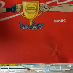 Street Smart National Champion SNK Arcade Video Game Control Panel Overlay 