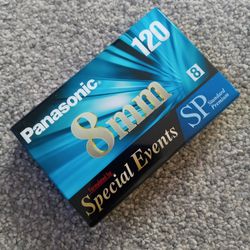 Panasonic 8mm Camcorder Video Tape Cassette NEW