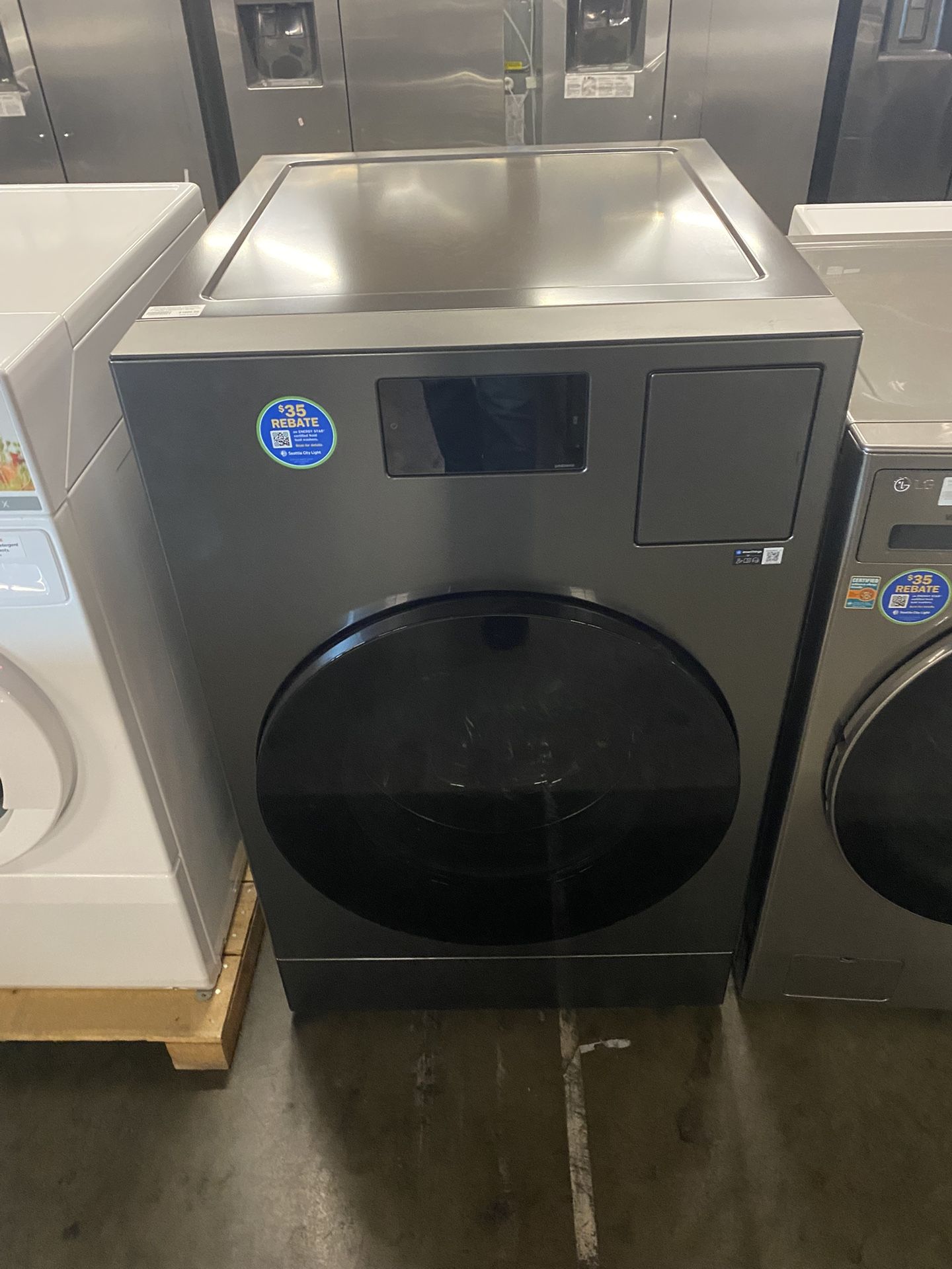Samsung BESPOKE  WD53DBA900HZ 27 Inch Smart Front Load Washer/Dryer Combo with Ventless Heat Pump