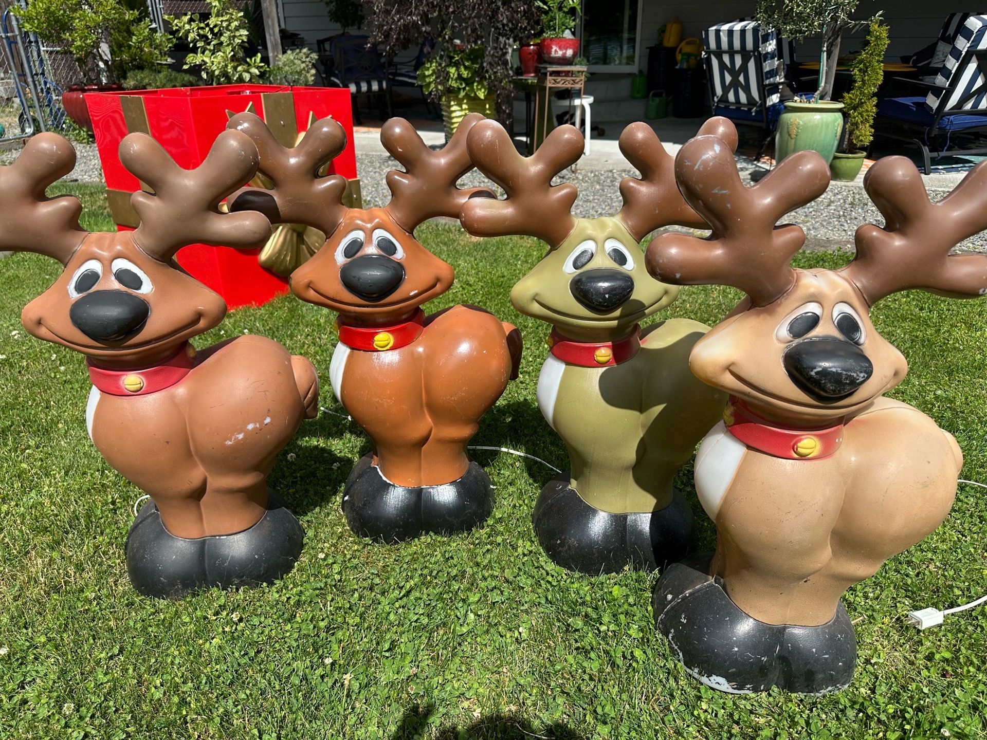 Blow Mold Reindeer