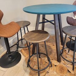 Crate N Barrel Pub Table Set