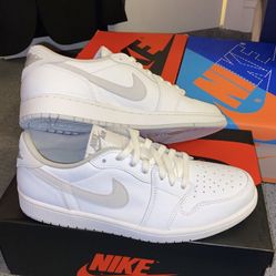 Air Jordan 1 Low Neutral Grey Size 10 / 7W
