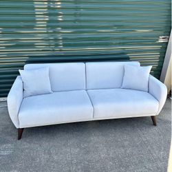 White Cream Fold Out Sofa