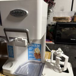 Ice Cream Machine And Ice Crusher