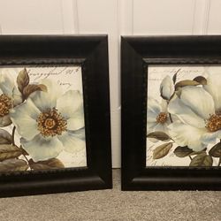 2 Framed Magnolia Prints