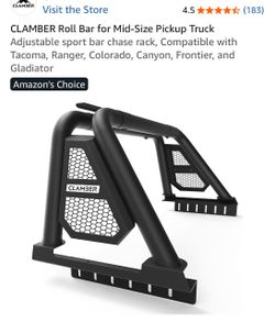 New- CLAMBER Roll Bar for Mid-Size Pickup Truck