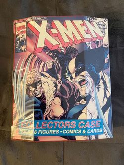x-men collectors case with 1 figure