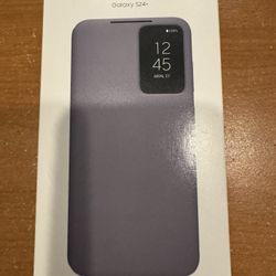 Samsung S24 Plus + S View Wallet Case In Violet 