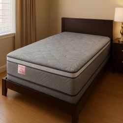 Brand New Full Size Pillow Top Mattress – 14” Thick for Superior Comfort. Direct from Factory. Also Available: Twin, Queen & King. Fast Same-Day Deliv