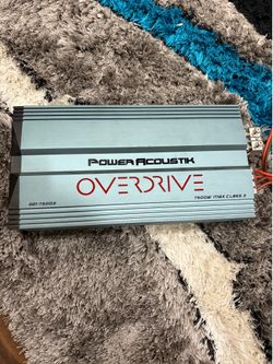 Power Acoustik Amplifier OD1-7500D