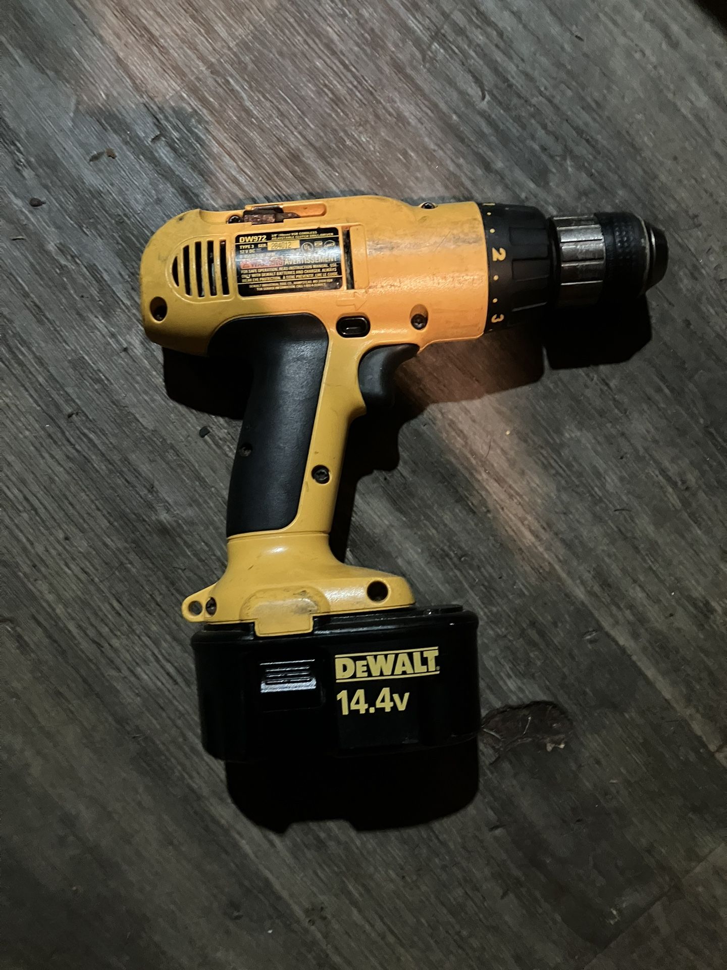 Dwalt Drill Needs Charger 