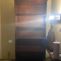 2 Red Wood Cherry Eg 5tier Book Shelves 