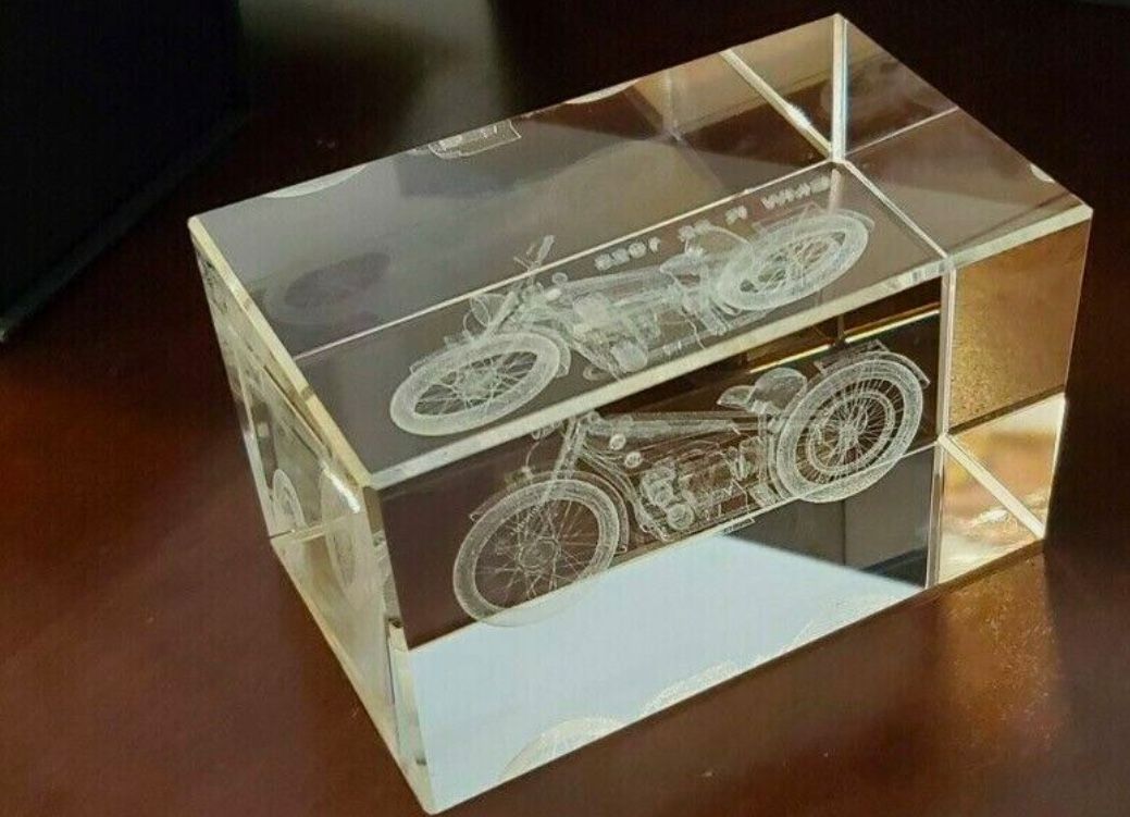 BMW Racing Motorcycle Paperweight