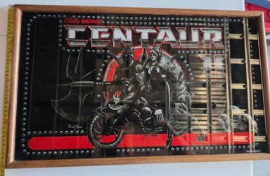 Bally Midway Centaur II Pinball Backglass