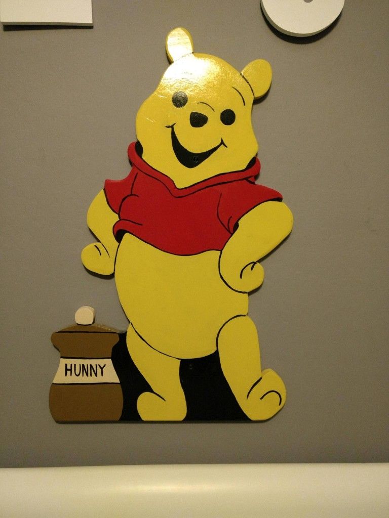 Winnie the pooh and Eeyore Wood Decoration 