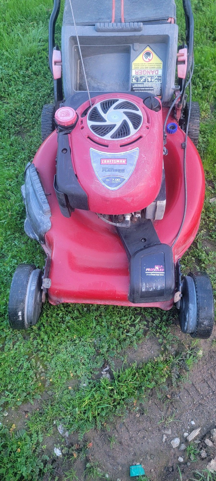 CRAFTSMAN PLATINUM 7.00 HP SELF PROPELLED LAWN MOWER for Sale in