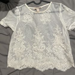Vintage Forever 21 Lace Top