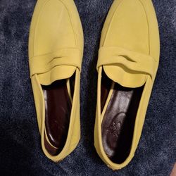Bougette NEW Neon Yellow SUEDE US 8