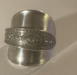 Wedgwood Sterling Silver Spoon Ring