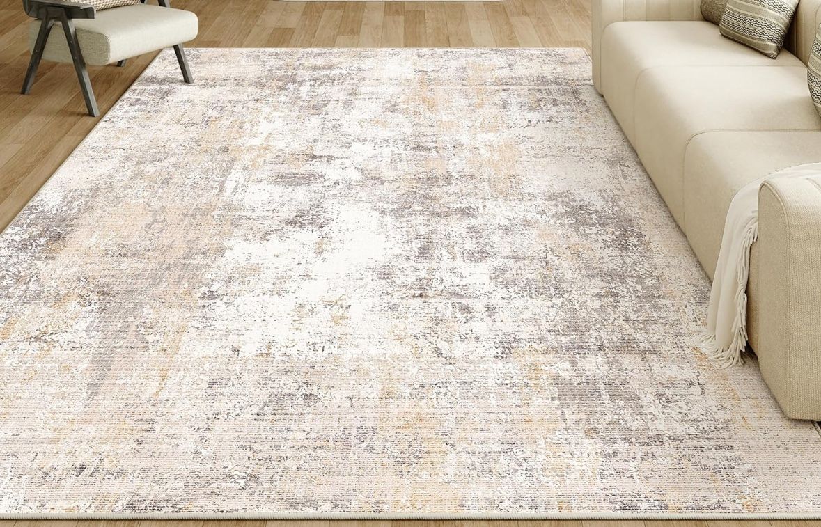 10x14 Washable Area Rug Carpet Red Brand New