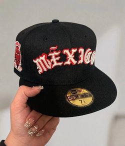 New Era Born X Raised Mexico Diablos Fitted Black 7 1/8