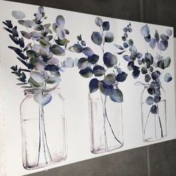Eucalyptus Indigo Wall Canvas