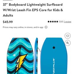 Body board light Weight Surf Board For Adults And Kids $40