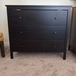 IKEA Black Chest Of Drawers 