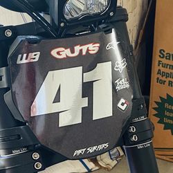 ODI PLATE WITH DECAL (sparkles and holographic)