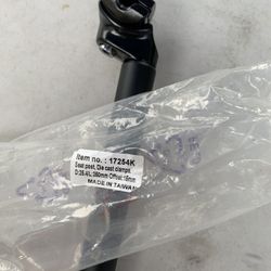 Uno Brand Black Seat Post With Adjustable Pivot Seat Mount