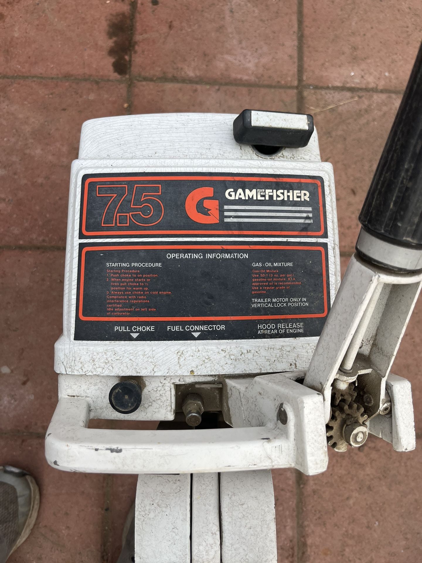 7.5hp Outboard motor