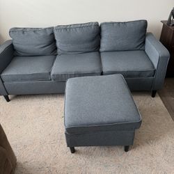 Sectional Sofa w/ottoman Like New