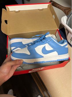 University blue dunks