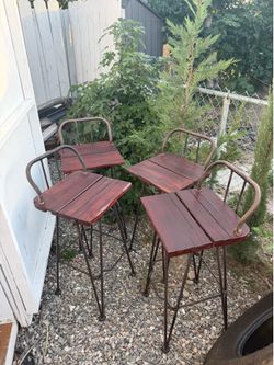 Rustic Bar Stool Chairs