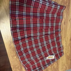 School Girl Plaid Skirt Large/ XL