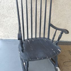 Antique Wooden Rocking Chair 