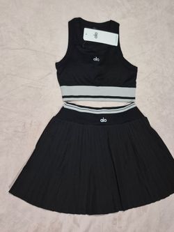 Alo Yoga Skirt & Top Set