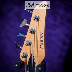 USA Active Jazz Bass 4 String Carvin Kiesel B4 3 Band EQ Guitar With Case