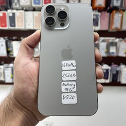 iPhone 16 Pro Max 256 Gb Factory Unlocked