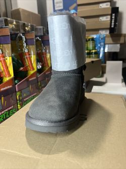 UGG Kids' Bailey Bow II • Boot, Grey, 13 M US Little Kid