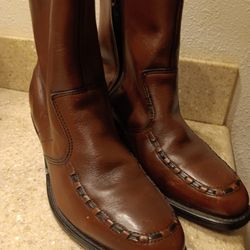 Brown Leather Boots